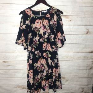 Women’s DR2 by Daniel Rainn Navy Floral Dress